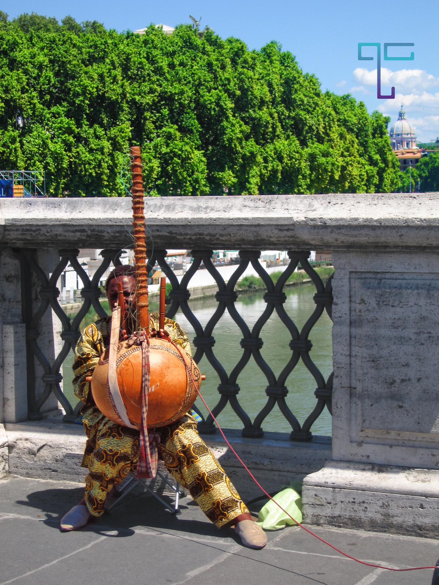 Instrumentalist and the castle