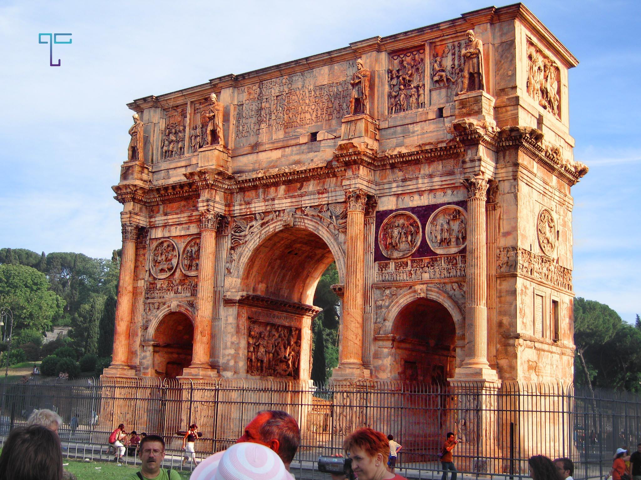 arch of constantine two good emperors