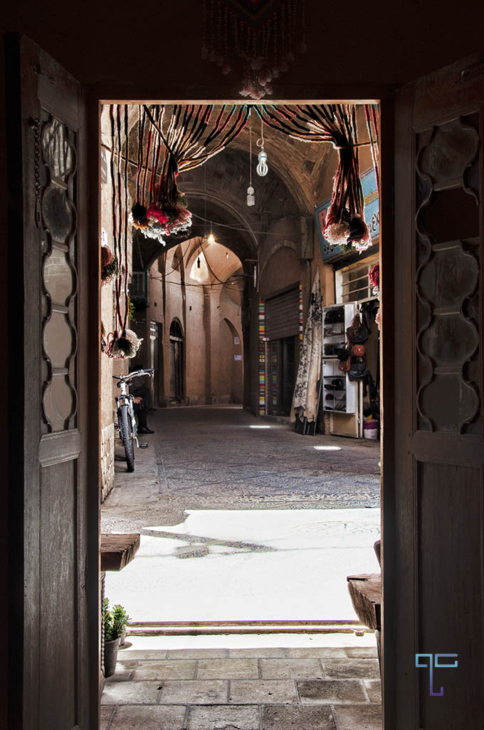 Khan Bazar seen from chaharsoog cafe